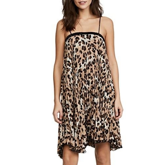 Loyd/Ford pleat leopard dress - Picture 1 of 7